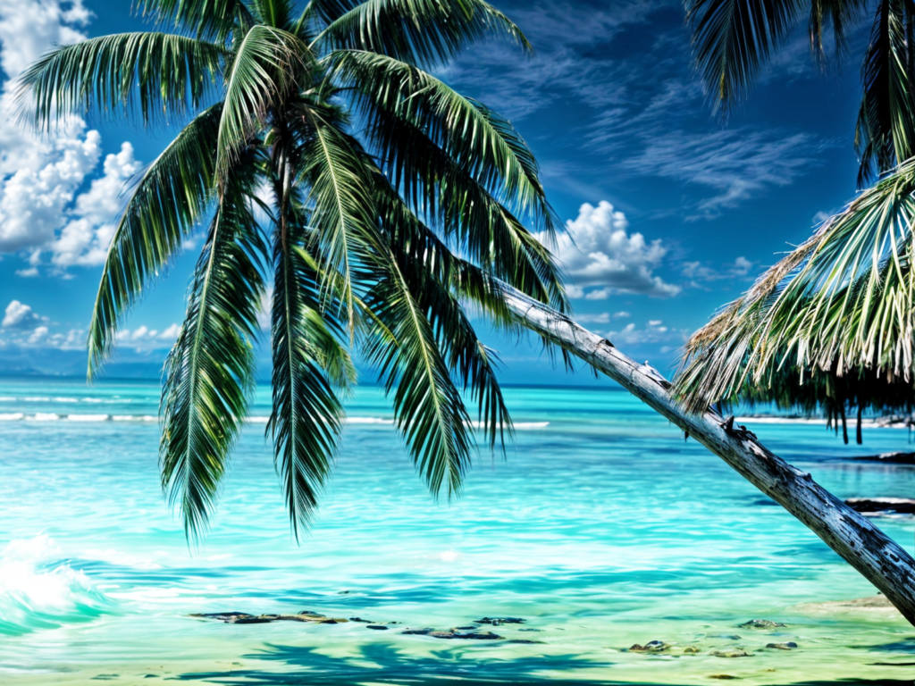 strand-palmen